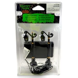 LEMAX Skeleton Deco Lamp, Set of 2, Battery Operated (4.5V)